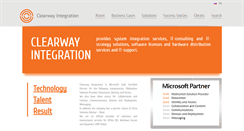 Desktop Screenshot of clearwayintegration.com